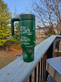 Book Lovers Themed Laser Engraved Tumbler